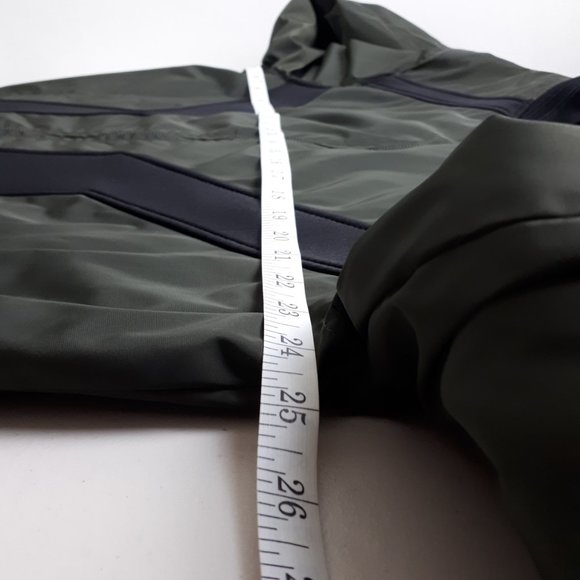 XRay Green Black Colour Block Bomber Jacket - Picture 4 of 16